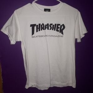 White trasher shirt